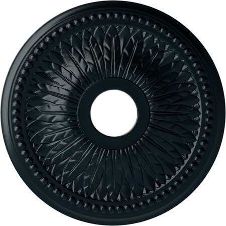 Ekena Millwork Bailey Ceiling Medallion (Fits Canopies up to 5 3/4"), 18"OD x 3 3/4"ID x 1 1/2"P, Night Shade CM18BINSF